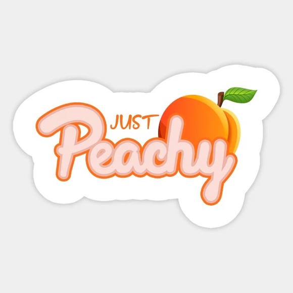 peacheskeychain